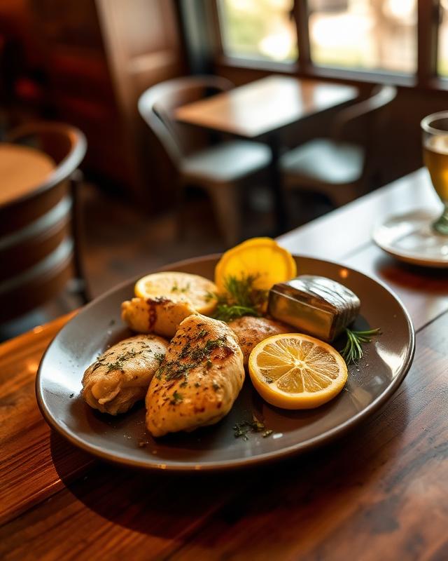 Menú del día · pollo al limón 🍋
